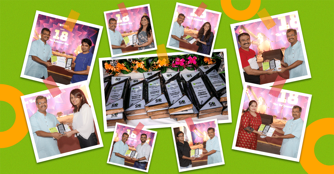 Recognition and Celebration: Diverse Awards for Upside Learning Team's Curiosity, Learning, and Growth Achievements