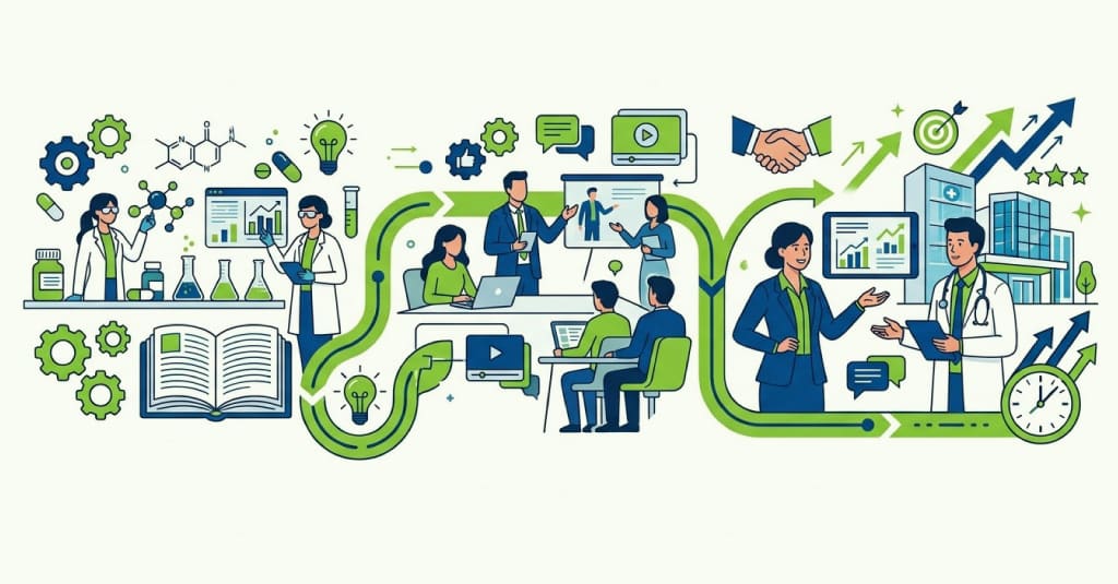 Six skill areas in pharmaceutical sales training
