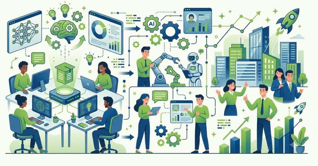 Three-tier AI literacy training model: foundational, functional, advanced