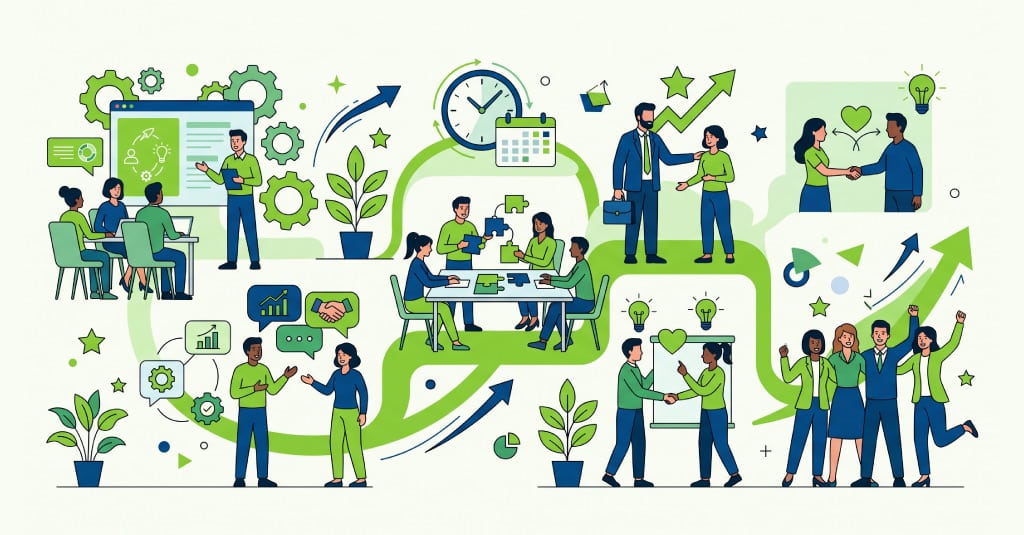 the gap between near-100% soft skills training course completion and zero real behavior change in enterprise programs