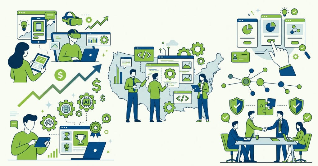 Custom eLearning development company in the USA helping organizations create AI-powered learning, microlearning, and digital training solutions in 2026